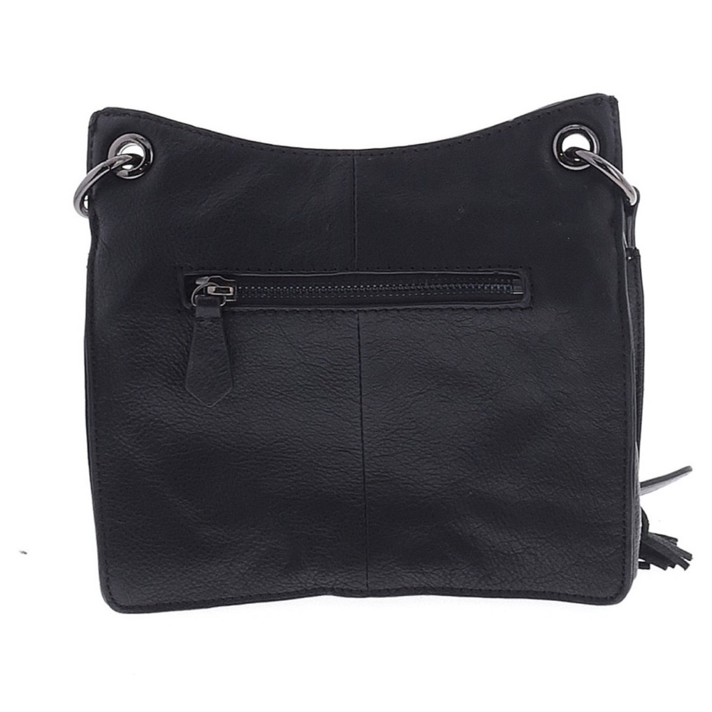 Luxurious Pebble Leather Black RACHEL Rachel Roy Shoulder, Crossbody Bag NW - Picture 8 of 12